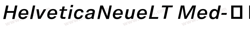 HelveticaNeueLT Med字体转换